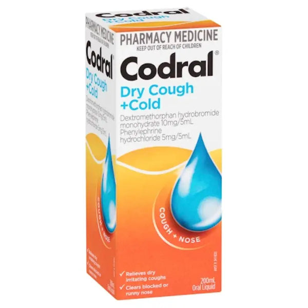 Codral Dry Cough & Cold 200ml