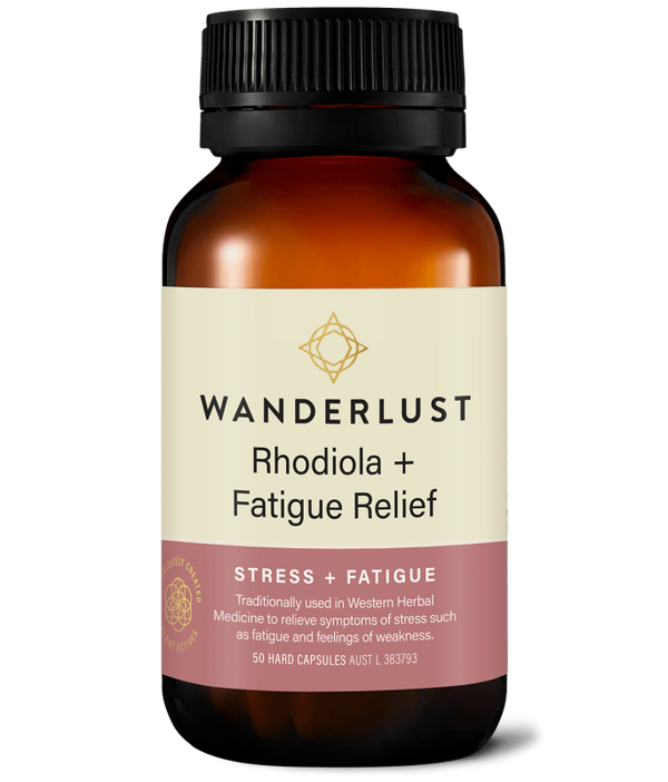 Wanderlust Rhodiola + Fatigue Relief 50 Capsules
