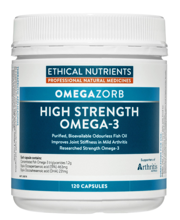 Ethical Nutrients Hi-Strength Fish Oil 120 Capsules