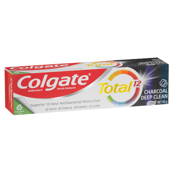 Colgate Toothpaste Total Charcoal 200g 115g