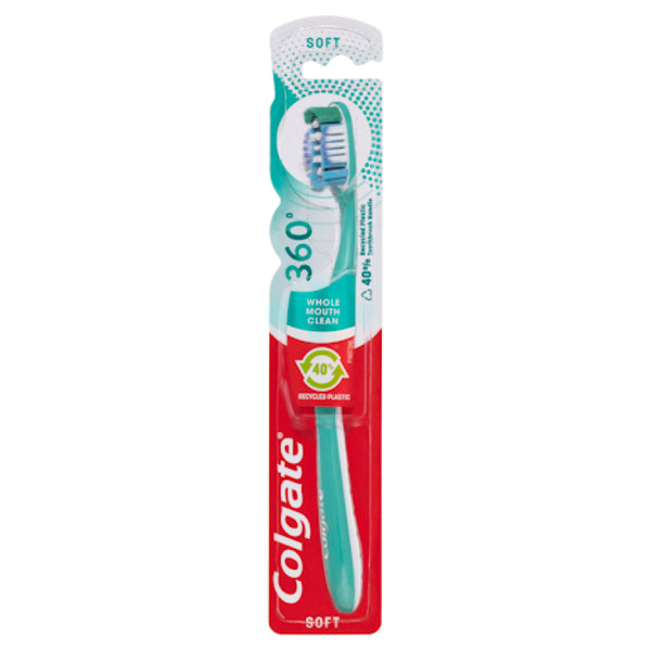 Colgate 360 Degree Whole Mouth Clean Compact Head Toothbrush Soft