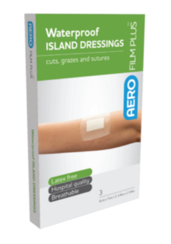 Aero Film Plus Waterproof Island Dressing 6 x 7cm Box 3