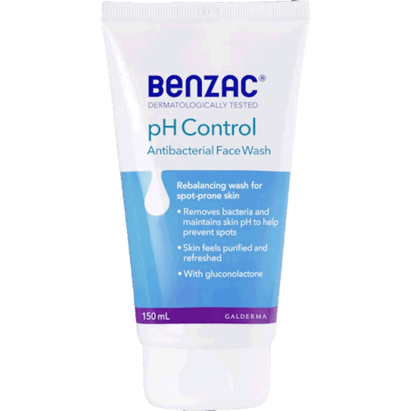 Benzac PH Control Antibacterial Face Wash 150ml