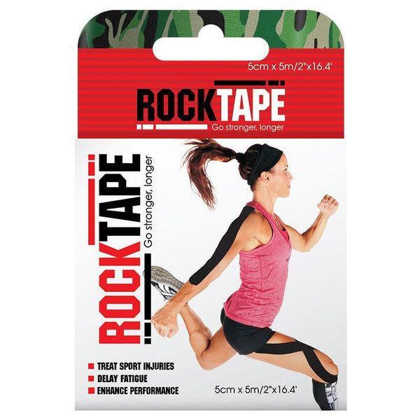 RockTape Kinesiology Tape - Camo Green 5cm x 5m