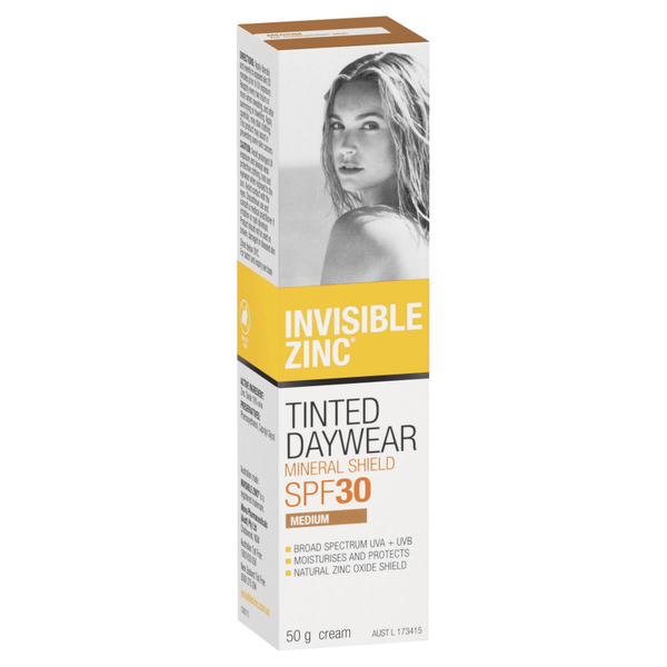 Invisible Zinc Tinted Daywear Medium SPF30+ 50g