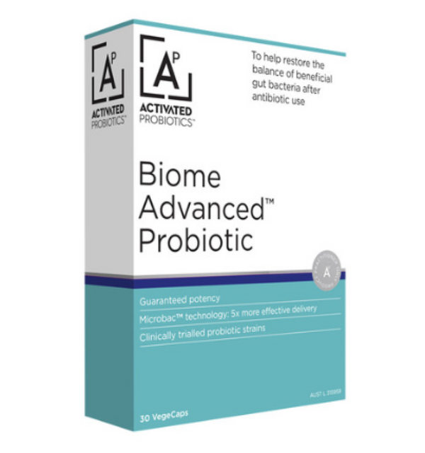 Activated Probiotics Biome Advanced Probiotic 30 Vegetarian Capsules
