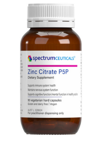 Spectrumceuticals Zinc Citrate P5P Forte 90 Capsules