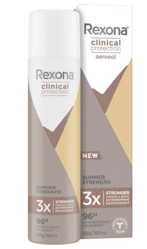 Rexona Women Clinical Protection Summer Strength Aerosol 180ml