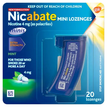 Nicabate Mini 4mg 20 Lozenges - Mint