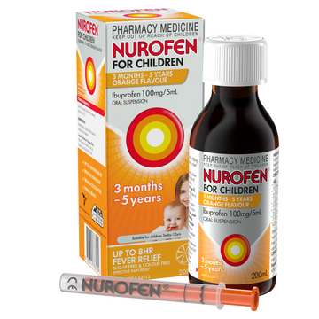 Nurofen For Children 3months - 5years Orange 200mL