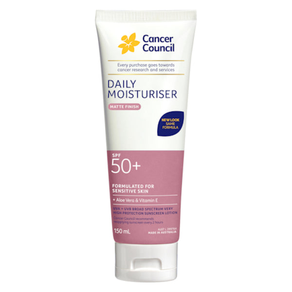 Cancer Council SPF 50+ Face & Body Moisturiser 150ml