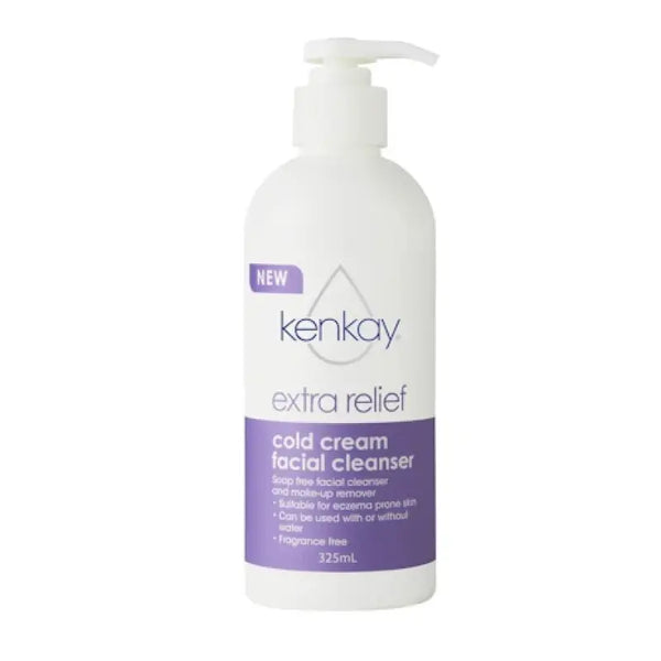 Kenkay Extra Relief Cold Cream Facial Cleanser 325ml Pump