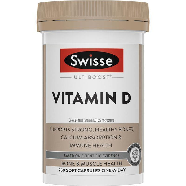 Swisse Ultiboost Vitamin D Capsules 250