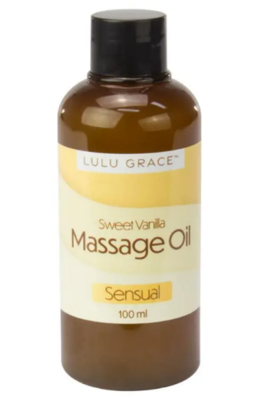 Lulu Grace Massage Oil 100ml Sensual Sweet Vanilla