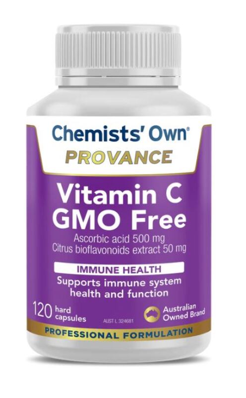 Chemist Own Provance Vitamin C GMO Free 120 Capsules