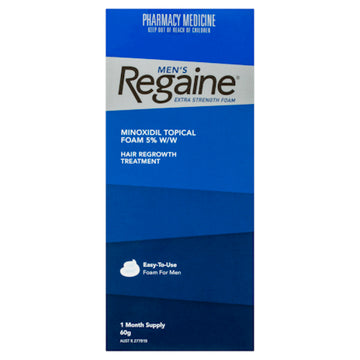 Regaine Men Extra Strength Foam 5% 60ml (1 Month Supply)