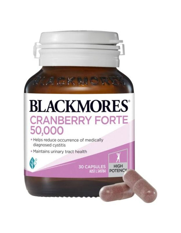 Blackmores Cranberry Forte 50000mg 30 Capsules