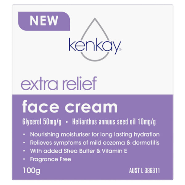 Kenkay Extra Relief Facial Moisturiser 100g Jar