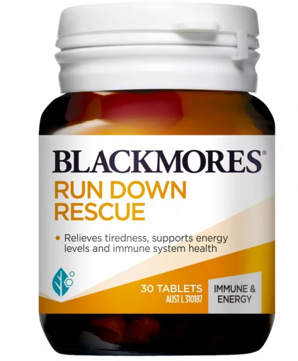 Blackmores Run Down Rescue 30 Tablets