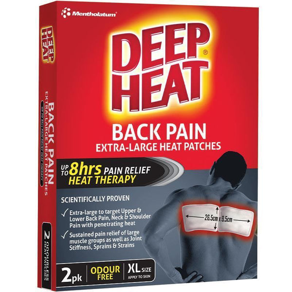 Deep Heat Back Patches 2 Pack