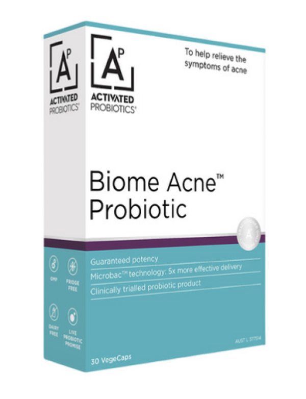 Activated Probiotics Biome Acne Probiotic 30 Vegetarian Capsules