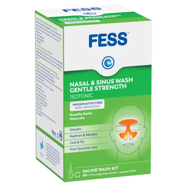 Fess Sinu Cleanse Isotonic Kit 60