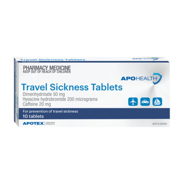 APOHealth Travel Sickness 10 Tablets