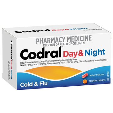 Codral PE Cold & Flu Day & Night 48 Tablets