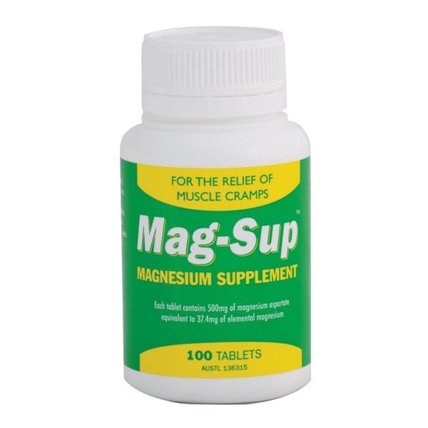 Mag-Sup Magnesium Supplement 500mg 100 Tablets