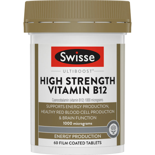 Swisse High Strength Vitamin B12 60 Tablets