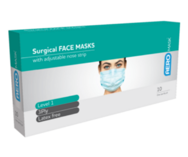 Aero Mask Surgical Level 2 Pack 10