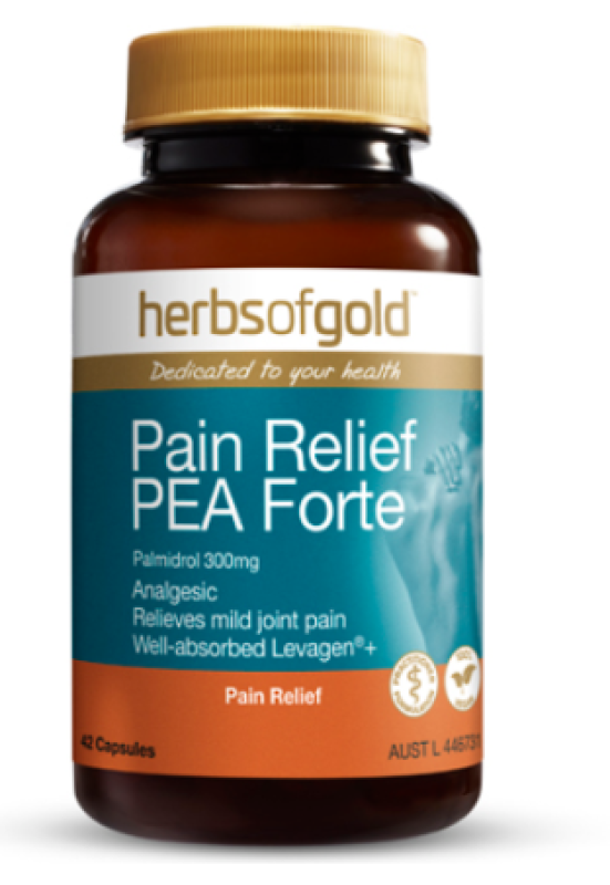 Herbs of Gold Pain Relief PEA 42 Capsules