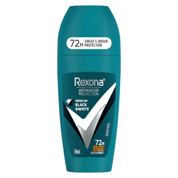 Rexona for Men Antiperspirant Deodorant Roll On Invisible Dry 50ml