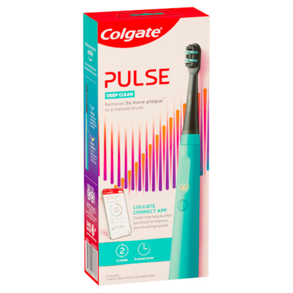 Colgate Electric Toothbrush Series 1 Pulse Deep Clean Turquoise