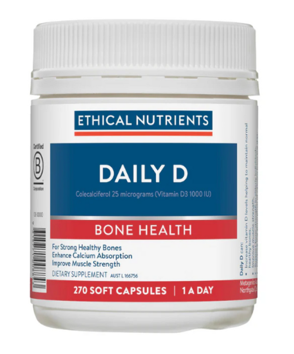 Ethical Nutrients Daily D 270 Capsules