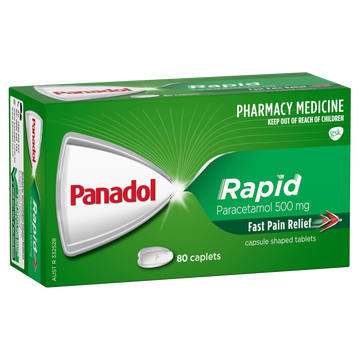 Panadol Rapid 500mg 80 Caplets