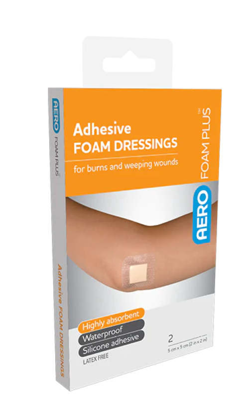 Aero Adhesive Foam Dressings 2 Pack