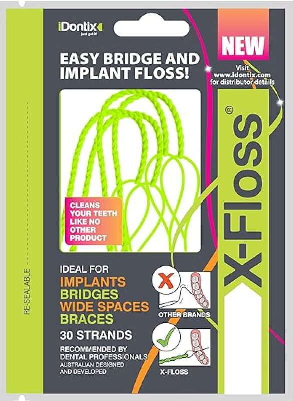 Idontix X-Floss Dental Floss Pack of 30