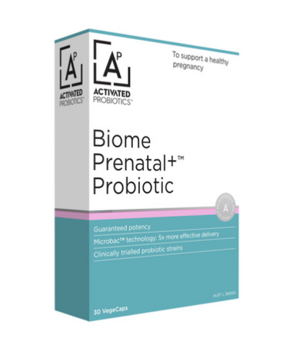 Activated Probiotics Biome Prenatal+ Probiotic 30  Vegetarian Capsules
