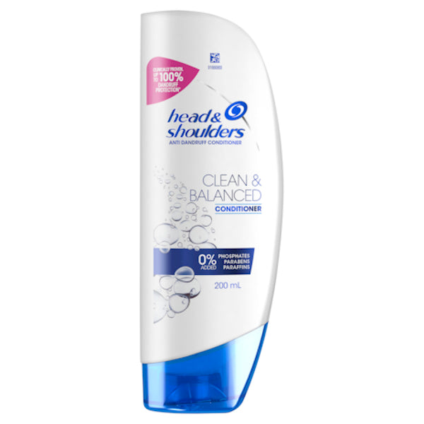 Head & Shoulders Clean & Balanced Anti-Dandruff Conditioner 200mL