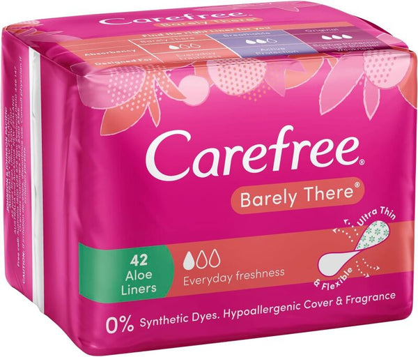 Carefree Barely There Unscented Liners 42 Pack