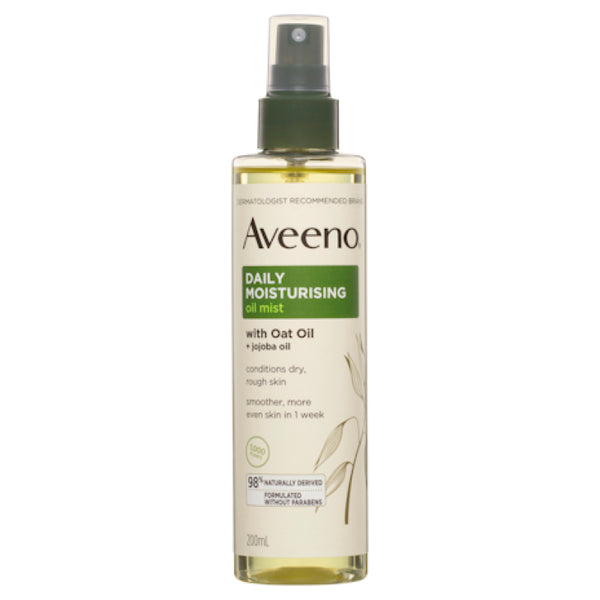 Aveeno Daily Moisturising Vitamin E Body Oil Mist Spray 200ml