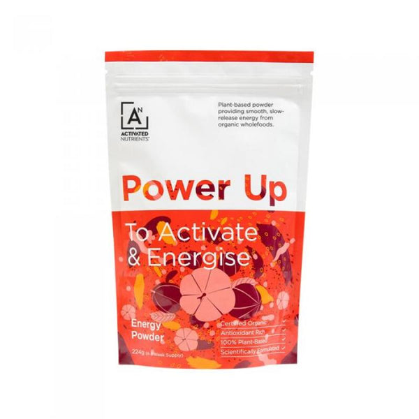 Activated Nutrients Organic Power Up Energy Powder  224g