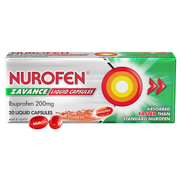 Nurofen Zavance Liquid Capsules 20