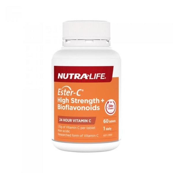 NutraLife Ester-C High Strength + Bioflavonoids 60 Tabltes