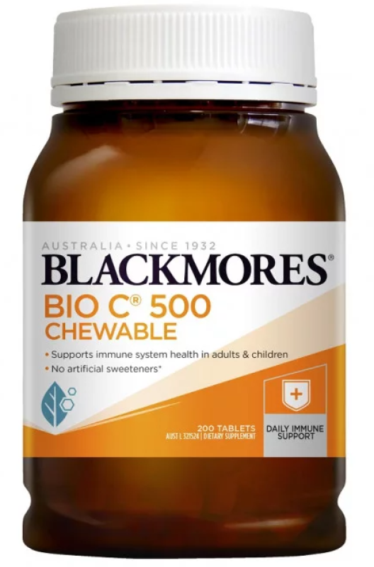 Blackmores Bio C 500 Chewable 200 Tablets