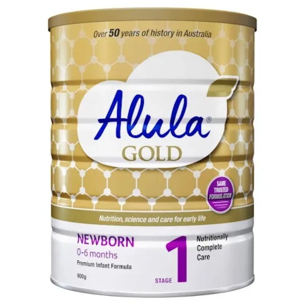 Alula Gold Stage 1 Newborn Infant Formula 0-6 Months 900g