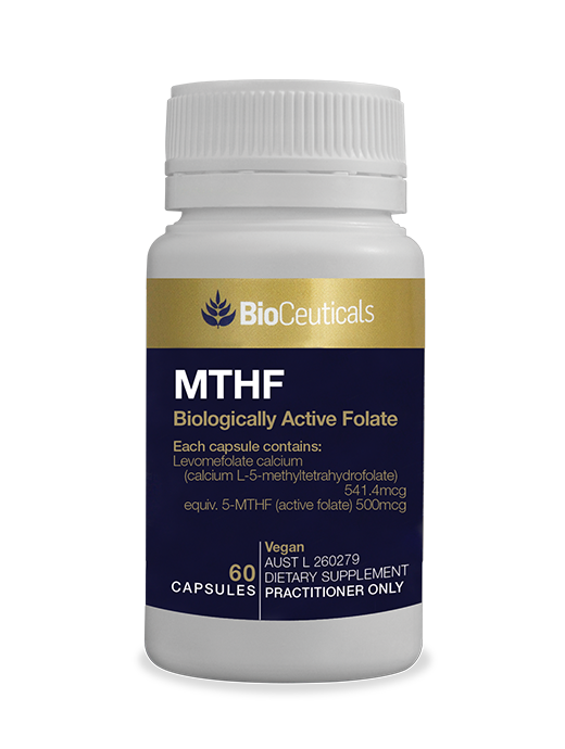 BioCeuticals MTHF Biologically Active Folate 60 Capsules