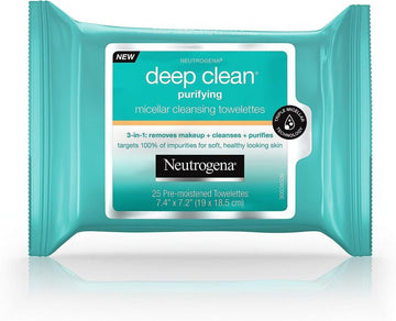Neutrogena Deep Clean Purifying Micellar Wipes 25