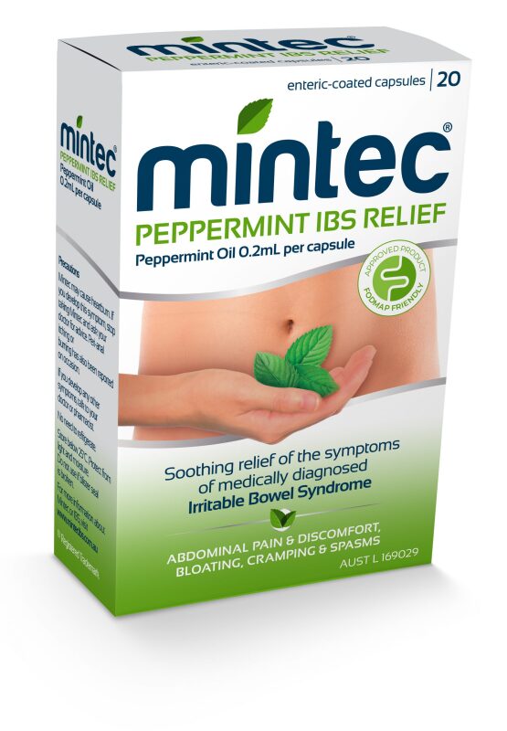 Mintec Ibs Relief Peppermint Oil 0.2Ml 20 Capsules
